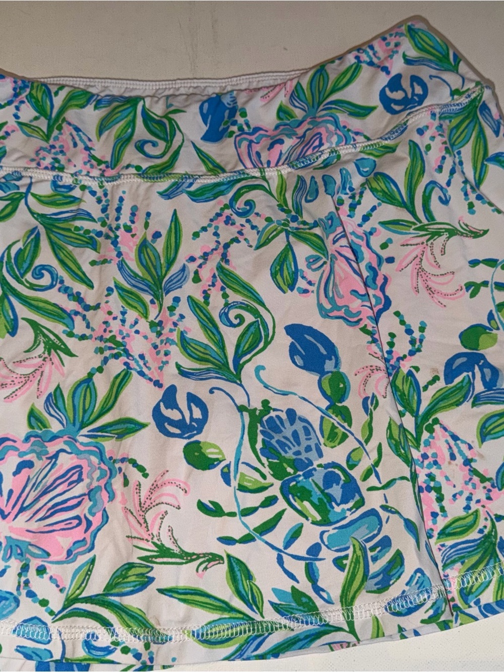 Lilly Pulitzer Aila Luxletic Skort UPF 50+ Resort White Just a Pinch Medium - Picture 3 of 11